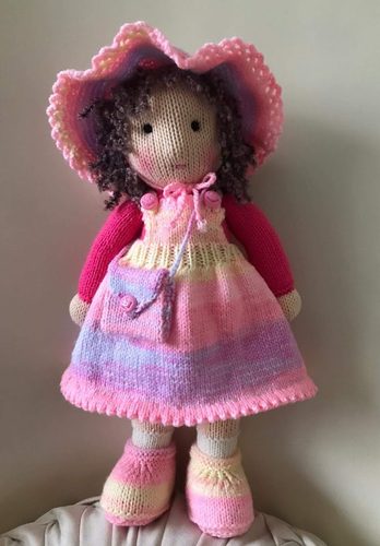Knitted doll.